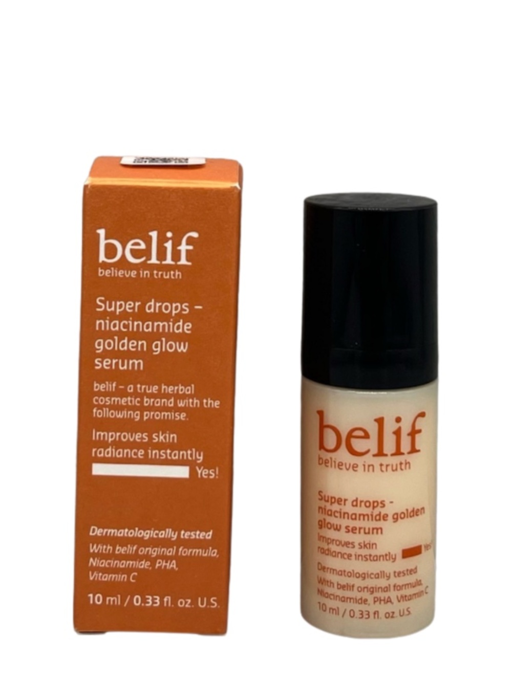 😉 $5 Bundle Belief Super Drops Niacinamide Golden Glow Serum